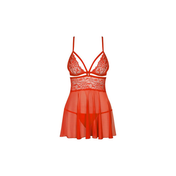 838-BAB-3 Babydoll - Rouge